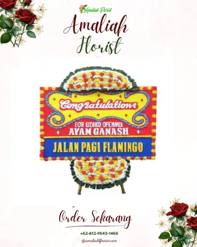 Bunga Papan Congratulation di Duriangkang